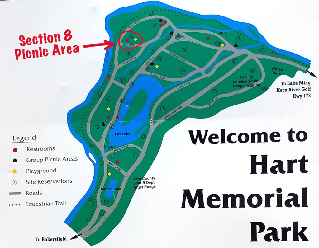 Hart Memorial Park Map