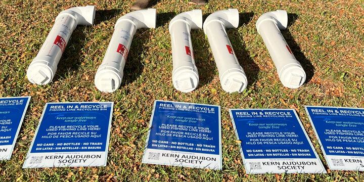 Fishing line receptacles to be installed from Kern Audubon Society