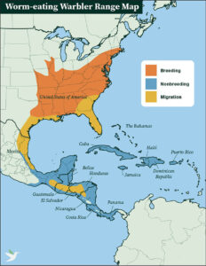 Worm-eating Warbler Range Map